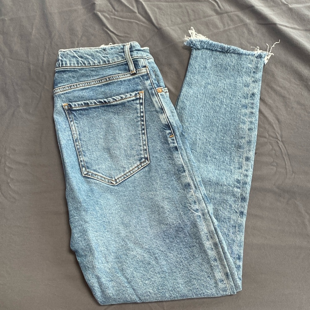 Agolde High Risk Skinny Jean with a raw hem